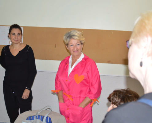 Remise du chèque au centre Constanzo (Hôpital Lenval) avec la participation des blouses roses 2015
